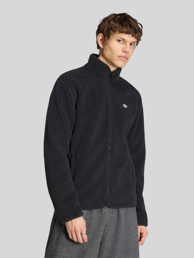 adidas Originals Teddyjacke mit Logo-Stitching Black 4
