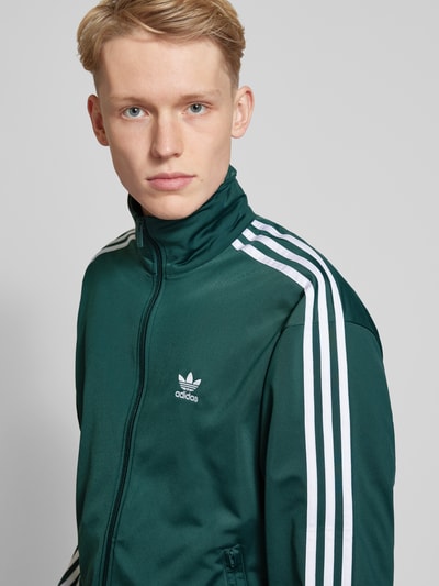 adidas Originals Sweatjacke mit Label-Stitching Dunkelgruen 3