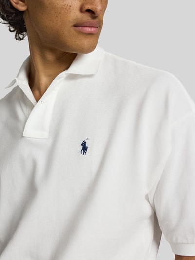 Polo Ralph Lauren Koszulka polo z czystej bawełny o kroju loose fit Biały 3
