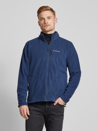 COLUMBIA Fleecejacke mit Label-Stitching Modell 'Fast Trek' Marine 4