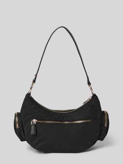 Guess Handtas met labelapplicatie, model 'ECO GEMMA' Zwart - 4