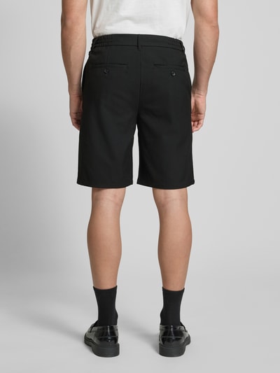 Only & Sons Slim fit korte broek met achterzakken, model 'LOU' Zwart - 5