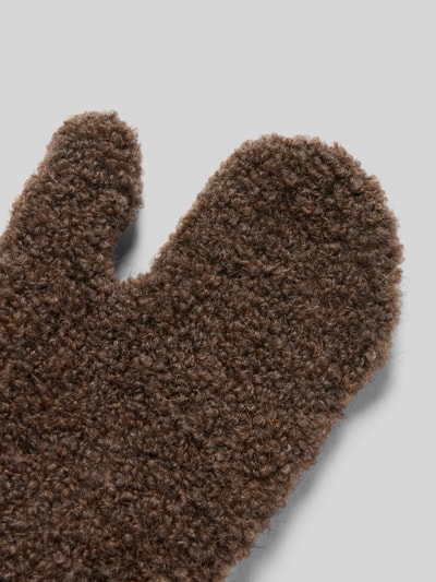 Marc O'Polo Handschoenen van een mix met wol en alpaca Donkerbruin - 3