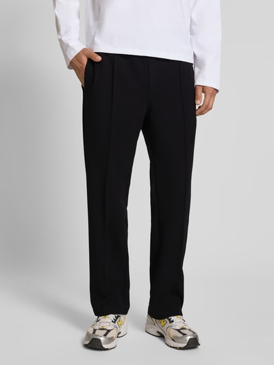 WEEKDAY Relaxed Fit Trackpants mit elastischem Bund Modell 'Ken' Black 4