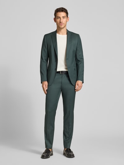 DIGEL Slim Fit Anzughose mit Bügelfalten Modell 'Move Apollo' Gruen 1