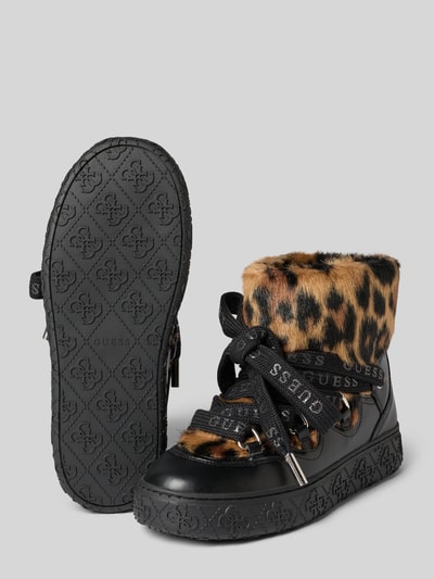 Guess Veterschoenen met logodetail, model 'Uneek' Camel - 4