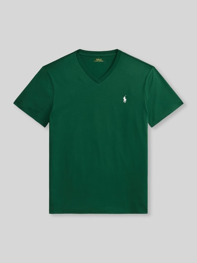 Polo Ralph Lauren Regular Fit T-Shirt aus reiner Baumwolle Gruen 2