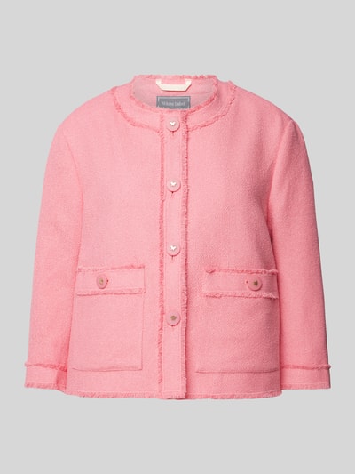 WHITE LABEL Blazer mit Fransen Pink 2