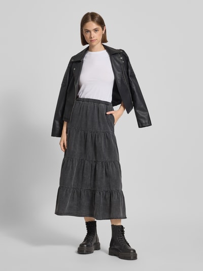 Noisy May Midirock im Stufen-Look Modell 'OREGON' Anthrazit 1