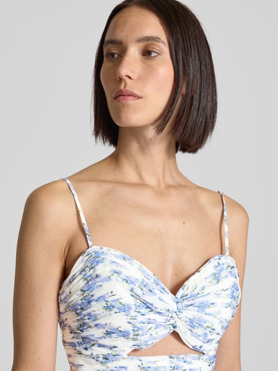 Hey Kyla Abendkleid im Stufen-Look Hellblau 3