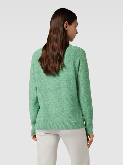 Vero Moda Gebreide pullover met ronde hals, model 'DOFFY' Appeltjesgroen - 5