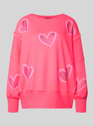 miss goodlife Sweatshirt met kapmouwen Neon roze - 2