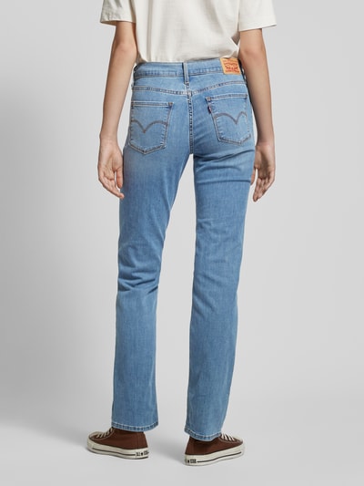 Levi's® 300 Straight Leg Jeans im 5-Pocket-Design Modell 'SHAPING STRAIGHT' Hellblau 5
