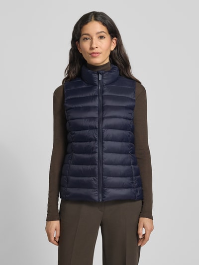 Christian Berg Woman Selection Bodywarmer met opstaande kraag Donkerblauw - 4