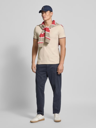 Tommy Hilfiger Slim Fit T-Shirt aus reiner Baumwolle Offwhite 1