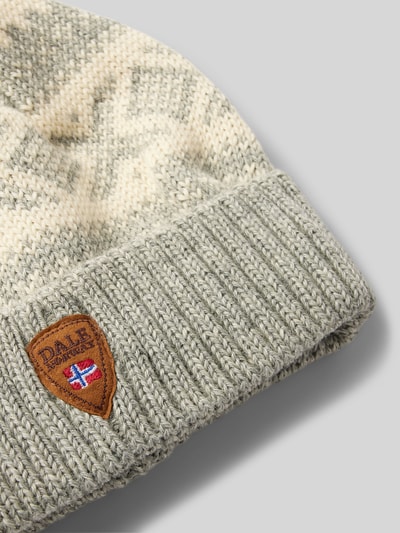 Dale of Norway Czapka beanie z detalem z logo Jasnoszary 2