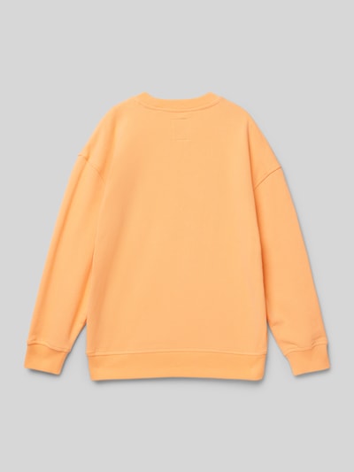 Garcia Oversized Sweatshirt mit Label-Print Apricot 3