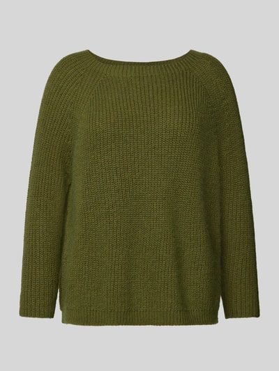 Weekend Max Mara Regular Fit Strickpullover mit Woll-Anteil Modell 'XENO' Grass 2