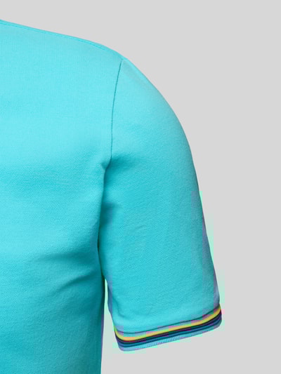 Sundek Poloshirt mit kurzer Knopfleiste Modell 'Brice' Aqua 2