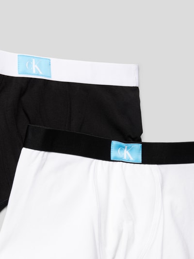 Calvin Klein Underwear Boxershort met labelpatch in een set van 2 stuks Wit - 2