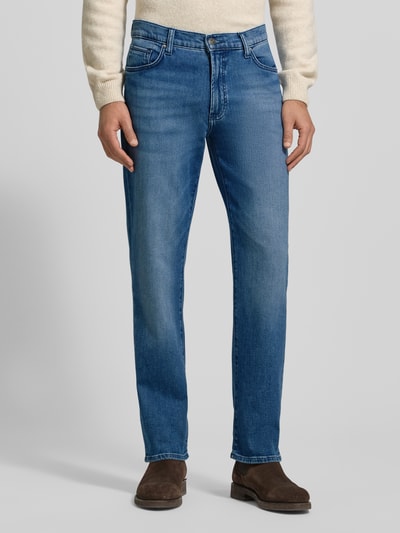 Brax Wide Leg Fit Jeans mit Eingrifftaschen Modell 'Clint' Jeansblau 4