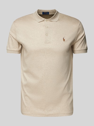 Polo Ralph Lauren Poloshirt mit Label-Stitching Beige 2