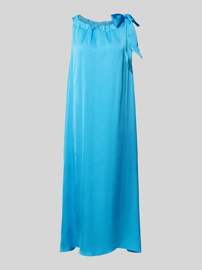 s.Oliver BLACK LABEL Midi-jurk met strikdetail Lichtblauw - 2