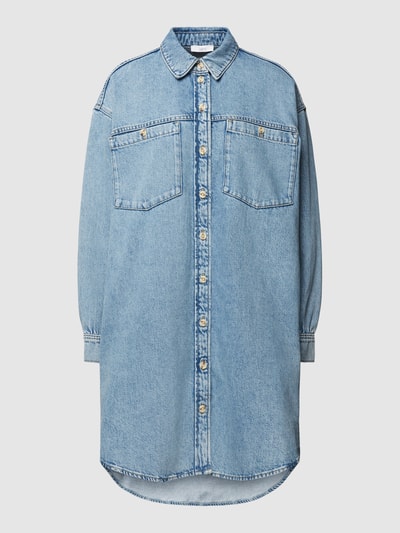 Jake*s Casual Jeanskleid mit Umlegekragen Jeansblau 2