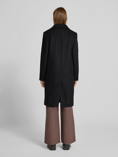 Drykorn Regular Fit Mantel aus Kaschmir-Mix Modell 'Bramcote' Black 5