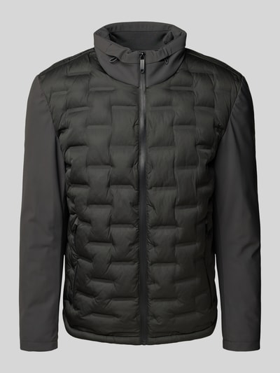 bugatti Gewatteerd jack met opstaande kraag Grafiet - 2