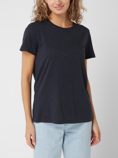 Superdry T-shirt met lyocell, model 'Ele' Donkerblauw - 4