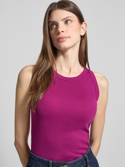 Marc O'Polo Slim fit tanktop van puur katoen Fuchsia - 3