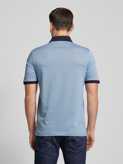 bugatti Poloshirt met borstzak Blauw - 5