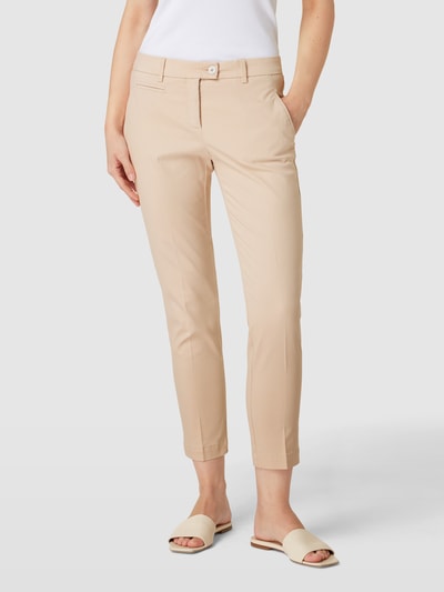 SEDUCTIVE Pantalon met kleine paspelzak, model 'VICKY' Beige - 4