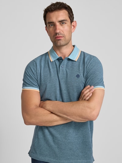 MCNEAL Poloshirt mit Label-Stitching Dunkelblau 3