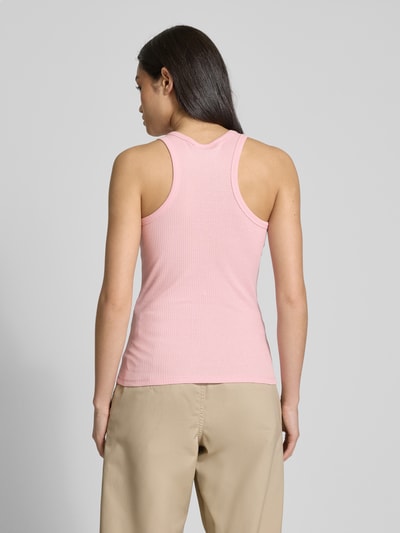Pieces Regular Fit Tank Top in Rippoptik Modell 'RUKA' Altrosa Melange 5