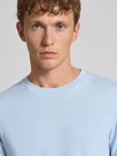 Tom Tailor Regular fit T-shirt van katoenmix Blauw - 3