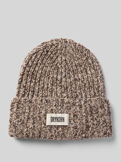 Drykorn Beanie aus Woll-Mix Modell 'LOAH' Schoko 1