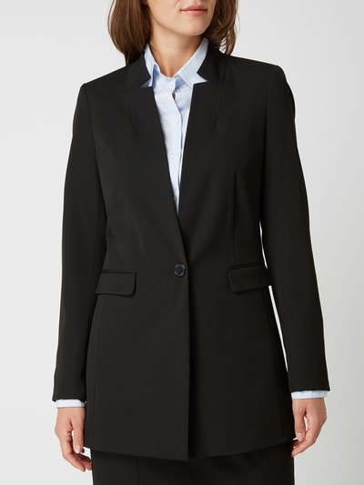 Montego Blazer met viscose en stretch Zwart - 4