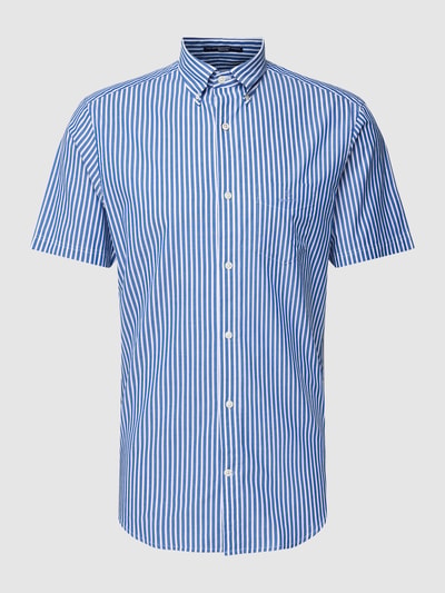 GANT Freizeithemd mit kurzen Ärmeln Modell 'Broadcloth' Royal 2