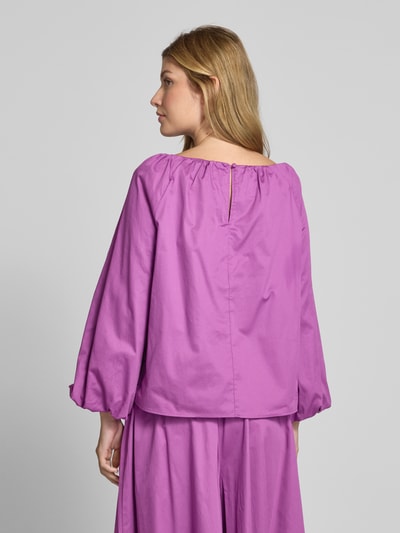 Christian Berg Woman Relaxed fit blouse met 3/4-mouwen Paars - 5