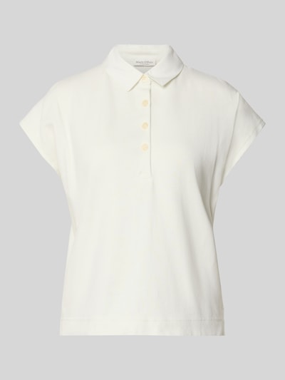 Marc O'Polo poloshirt in loose fit van puur katoen Lichtgrijs - 2