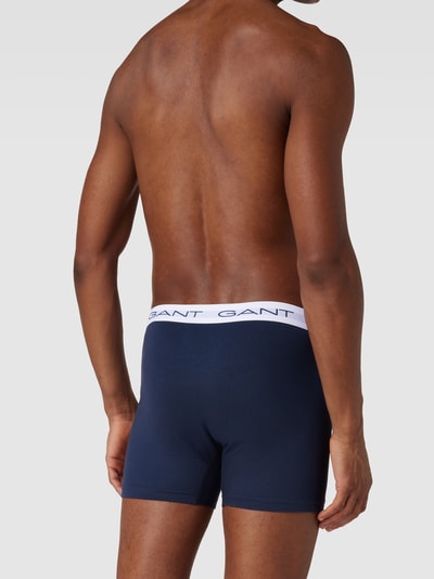 GANT Trunks mit elastischem Logo-Bund im 3er-Pack Rot 4