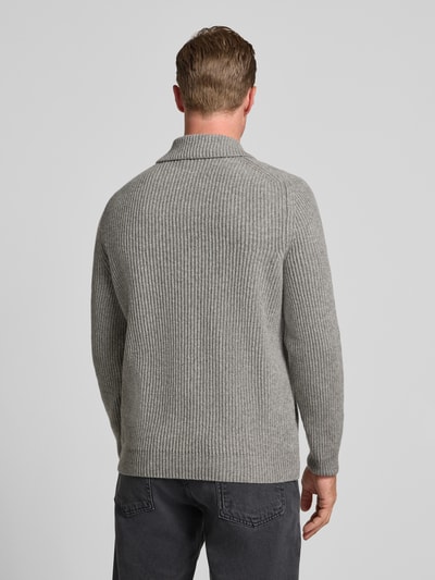 MAERZ Muenchen Gebreide pullover met labeldetail Middengrijs - 5