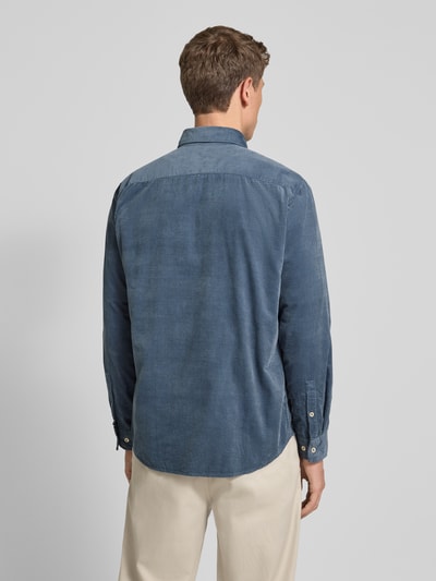 Marc O'Polo Regular fit vrijetijdsoverhemd van puur katoen Jeansblauw - 5