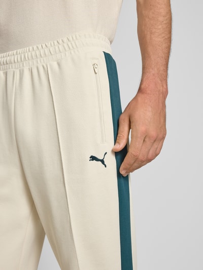 PUMA PERFORMANCE Flared Fit Sweatpants mit elastischem Bund Offwhite 3