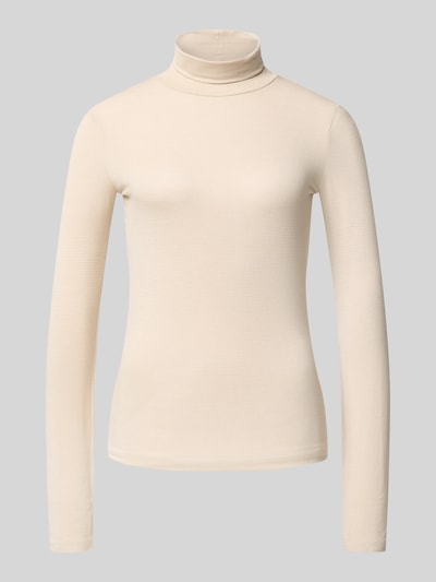 Vero Moda Slim fit turtleneck van viscosemix, model 'LAVA GLITTER' Ecru - 2