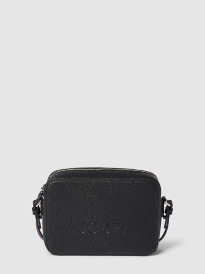 JOOP! Jeans Handtasche mit Label-Prägung Modell 'lettera' Black 2