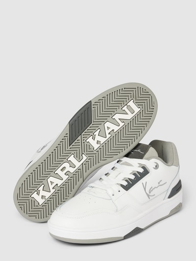 KARL KANI Sneakersy z wyhaftowanym logo model ‘Lxry 2K’ Jasnoszary 3