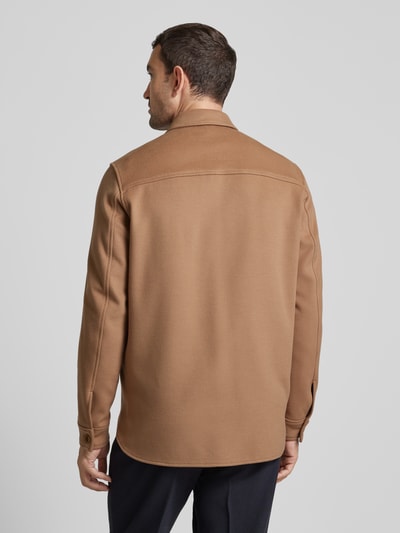 Drykorn Overhemdjack met knoopsluiting, model 'Selton' Camel - 5